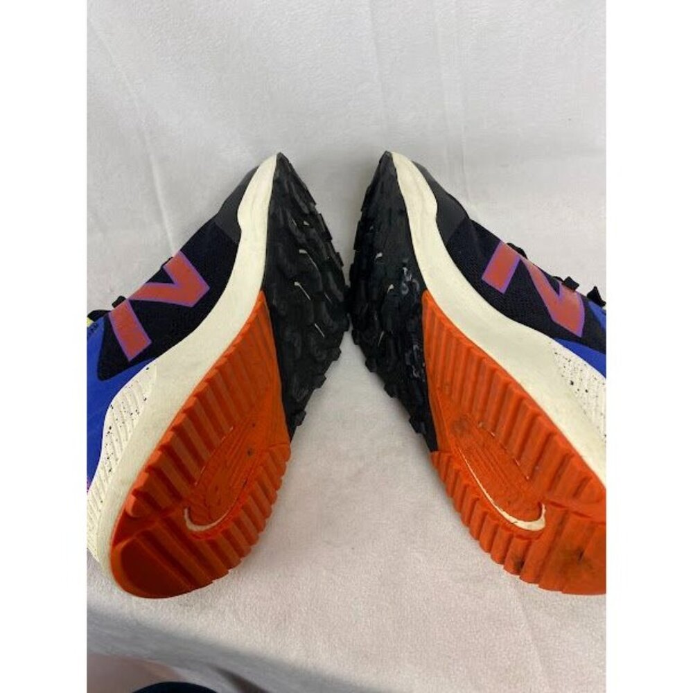 New Balance Women's 8.5 Dynasoft Nitrel V4 Trail Running Shoe Black/‎ Orange. - Picture 4 of 5